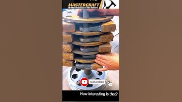 Stone crushing hammerhead installation. Good tools and machinery make work easy #shorts