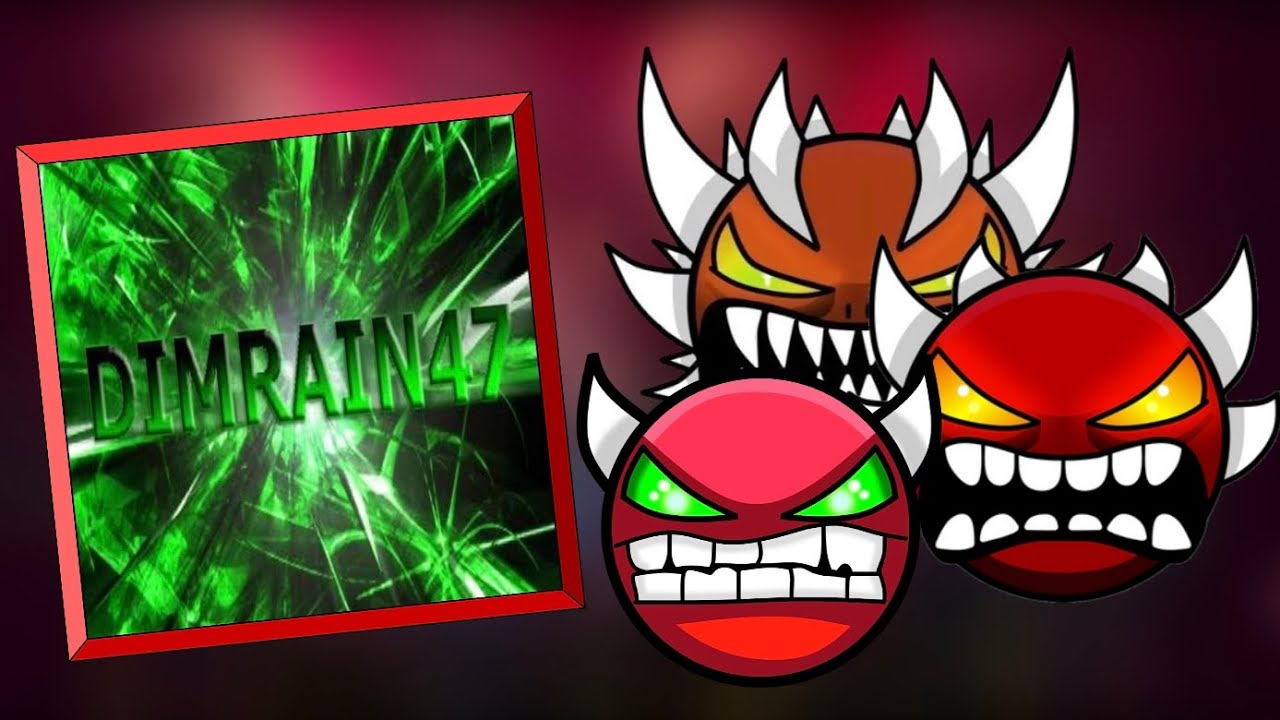 All Demons That Use "The Falling Mysts" At The Same Time | Geometry Dash