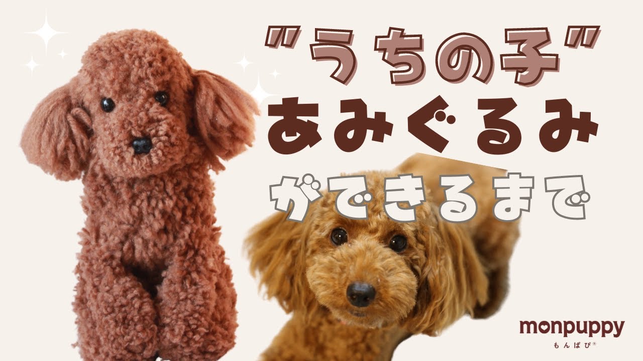 ⭐︎⭐︎coco⭐︎⭐︎ トイプードル編みぐるみ(植毛)【おすわりタイプ】 トイプードル編みぐるみ(植毛)【伏せタイプ】 つづっ
