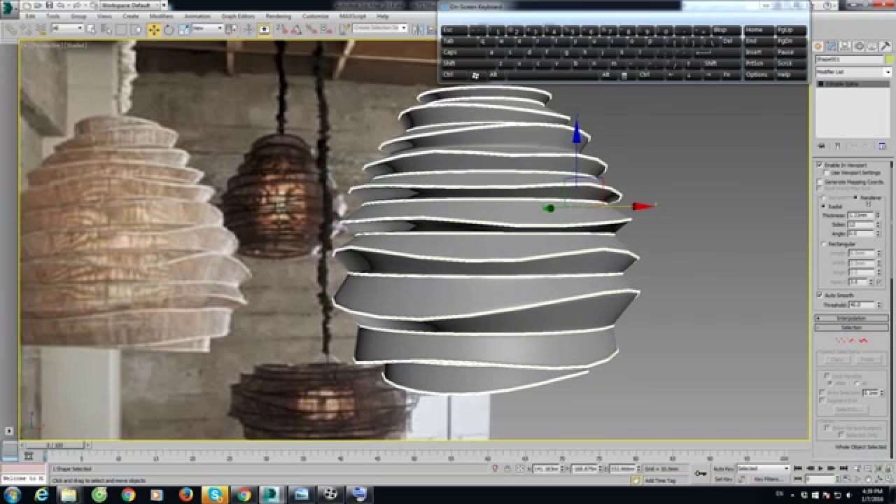 3D MAX MODELING LIGHTING YouTube