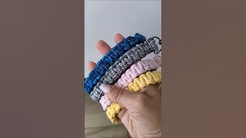 makramé kulcstartók splendid 3 mm-ea zsinórfonalból #macrametutorial