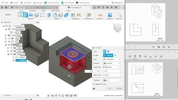 Fusion 360: 1.2.4 Models from Multiview Drawings