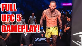 FULL UFC 5 GAMEPLAY!! (Martial Mind vs Romero)