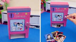 DIY Photocard Vending Machine that actually works! easy craft ideas / how to make / paper craft
