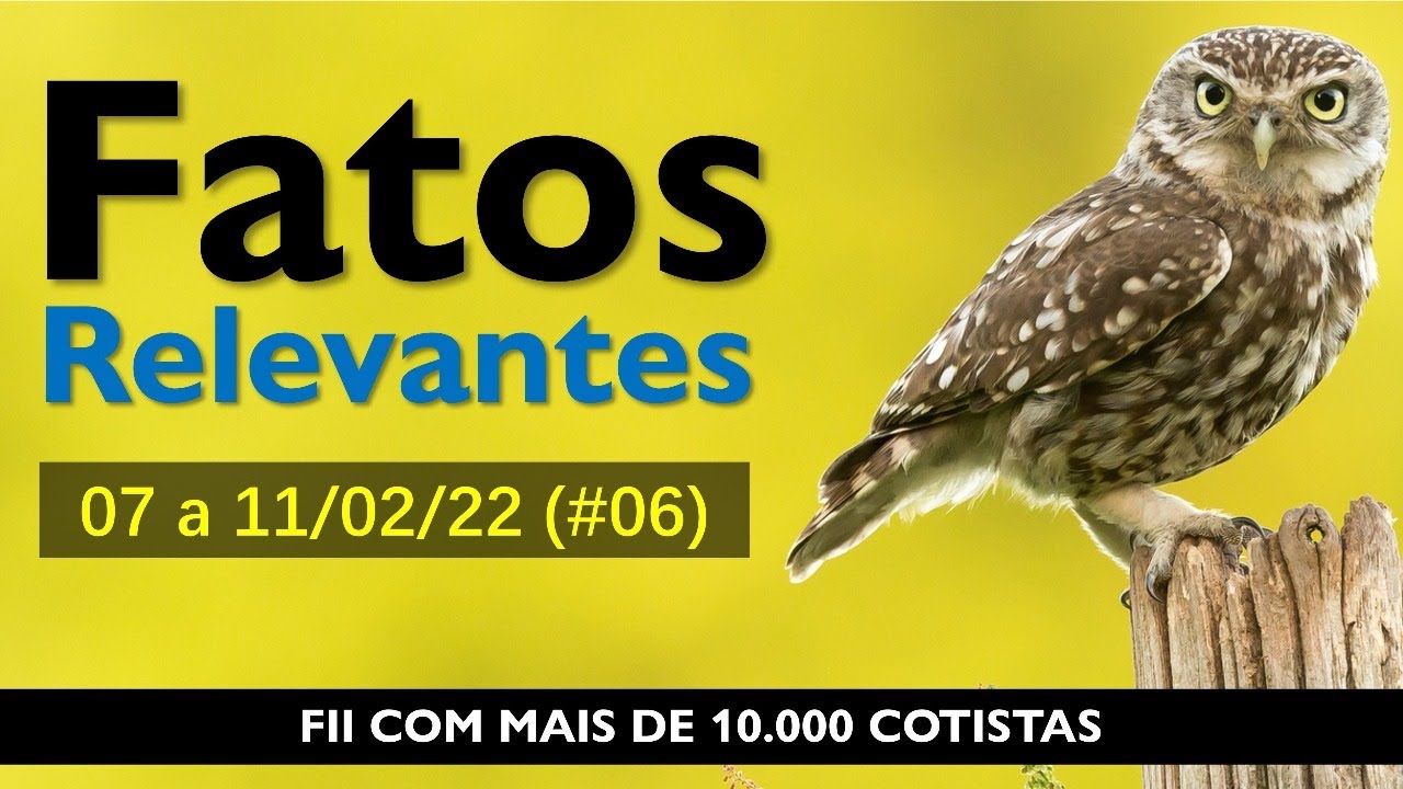 Fatos Relevantes 07 a 11/02/22 (#06)