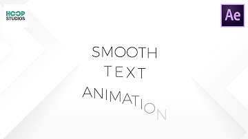 Simple & Smooth Text Animation in After Effects | After Effects Tutorial | No Third Party Plugin