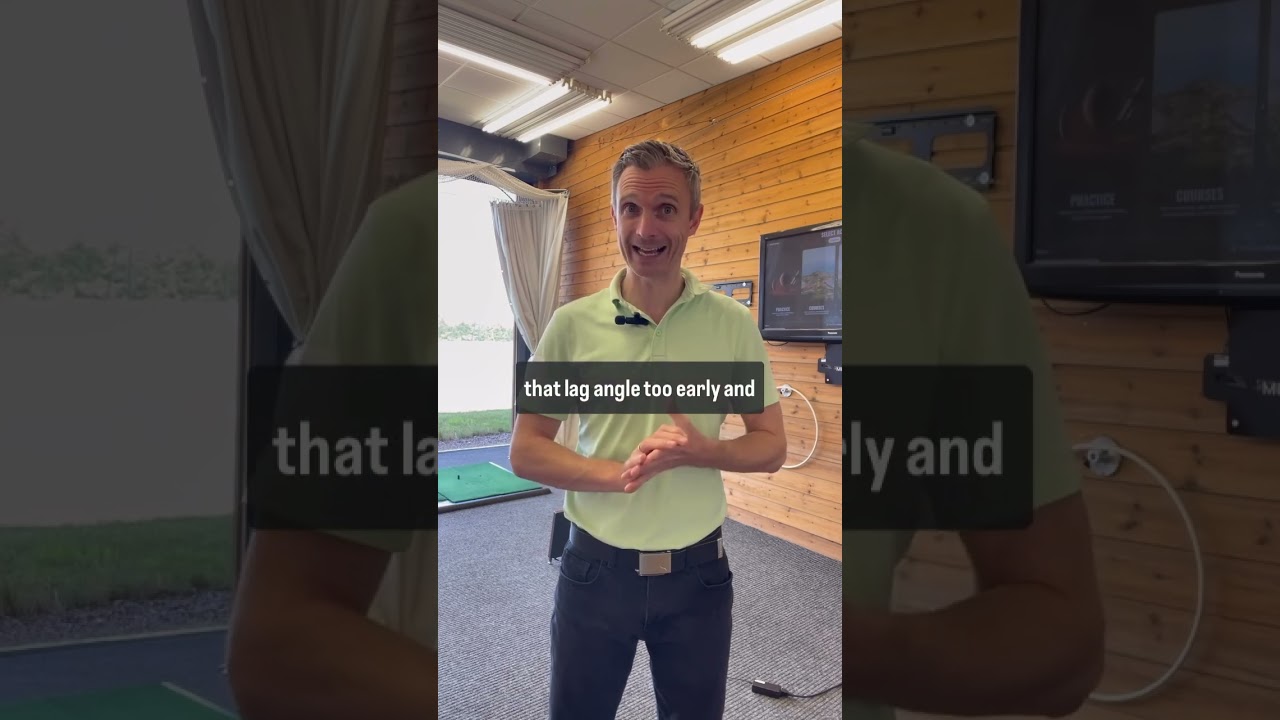 Lag & Release: Most Golfers Are Wasting Their Power Here ⚡️ Most amateurs hit peak wrist hinge