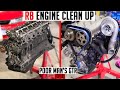 Junkyard RB Engine Makeover - Paint, Single Turbo, Intake.. | Poor Man's GTR [EP18]