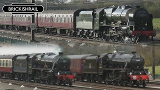 Triple Stanier Steam | 46115 'Scots Guardsman', 44871 & 45231 'The Sherwood Forester' - 18/11/23 by BrickishRail 861 views 5 months ago 3 minutes, 3 seconds