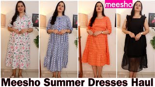 Meesho Summer dresses haul Under 500/- | Meesho Try On Haul | Trendy Dresses |TipsToTop By Shalini