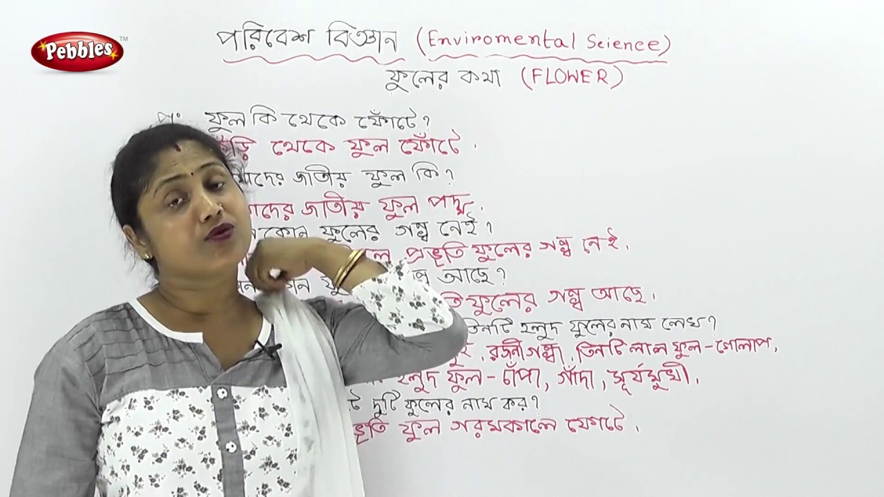 1st Std Environmental Science In Bengali Flower CH 2 1st Std 1st Std Environmental Science In Bengali Flower CH 2 1st Std