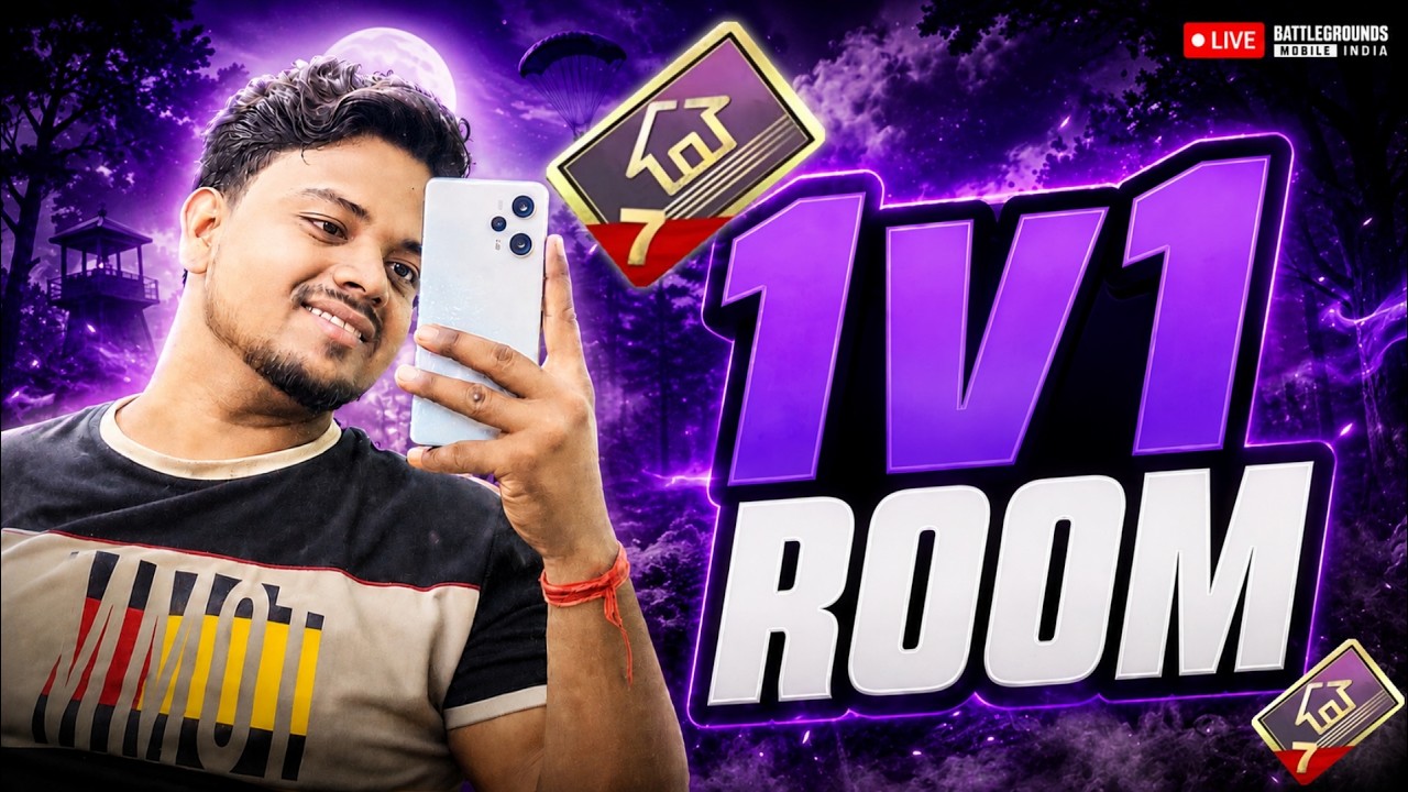 BGMI LIVE | 1V1 ROOM CHALLENGE  @socialisLive  #bgmi #live #bgmilive
