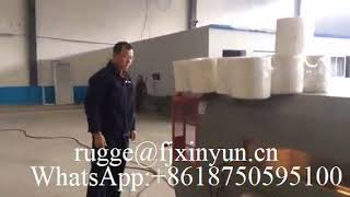 High speed multi rolls maxi roll paper bundling packing machine