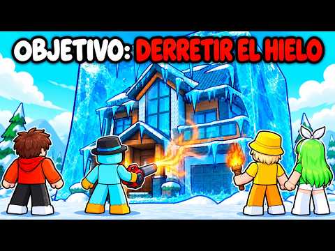 I Defrosted My HOUSE with a BLOWER in Roblox...