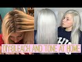 DIY: BLEACH & TONE YOUR HAIR // products you’ll need, step-by-step process, and after care!