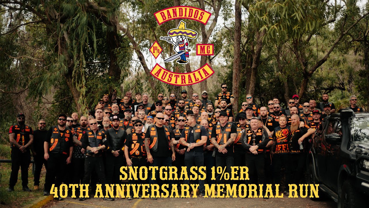BANDIDOS MC AUSTRALIA - SNOTGRASS 1%ER 40TH ANNIVERSARY MEMORIAL RUN