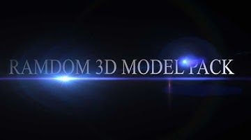 RANDOM 3D MODEL PACK FOR ELEMENT 3D(link in discription)