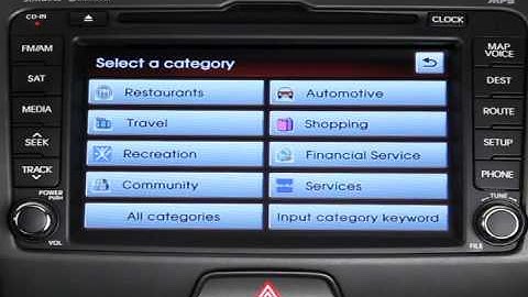 26. Navigation: Searching for a Destination By Points of Interest (POI)