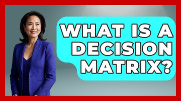 What Is A Decision Matrix? - The Time Management Pro