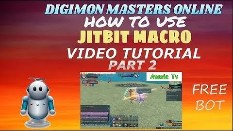 DIGIMON MASTERS ONLINE HOW TO USE JITBIT MACRO VIDEO TUTORIAL PART 2
