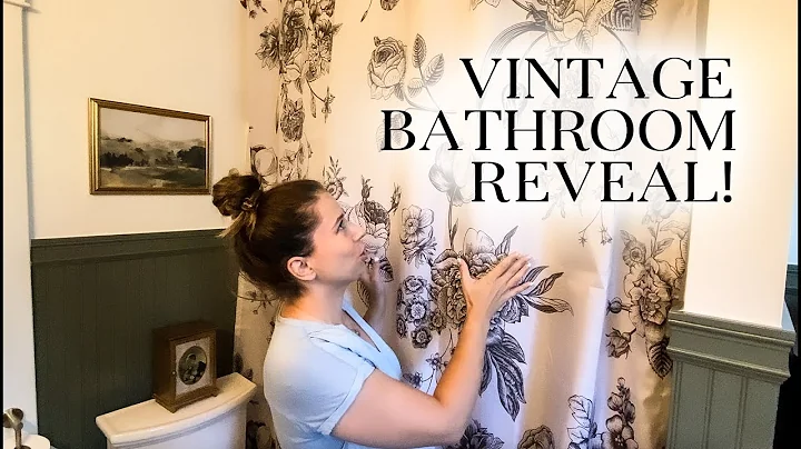 Thrifty Bathroom Makeover! (MOODY VINTAGE VIBES) T...