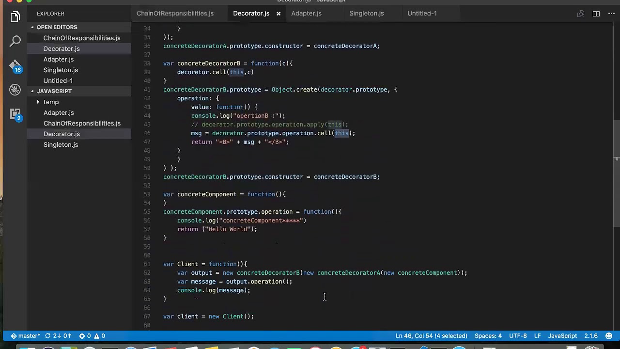 Design Patterns - Code walk - 011810058 - YouTube