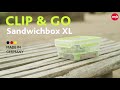 EMSA – CLIP &amp; GO Sandwichbox – für Snacks unterwegs