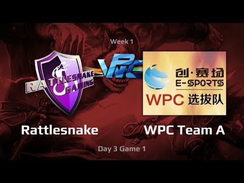 RattleSnake vs WPC Team A, WPC-ACE League, Day 3, game 1