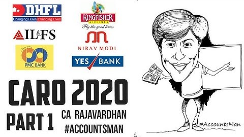 CARO 2020 | Part 1 | #AccountsMan | CA Rajavardhan