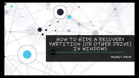100% Working | Tips & Trick - How to Hide a Recovery Partition (or Any Disk) in Windows 10