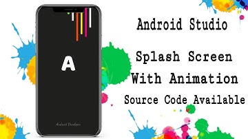Splash Screen in Android Studio with Animations - Material Design 2020