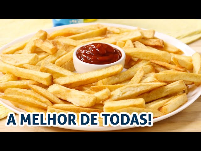 Batata Frita Sequinha e Crocante - Comidinhas do Chef