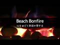 Healing｜Quiet Beach Bonfire and Wave Sounds at Night (1h)｜Deep Sleep・Cleansing・ASMR