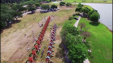 Amazing Longest Swing Set In the World! (Timelapse)
