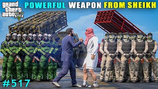 Dubai Sheikh Gifts Powerful Weapons To Michael | Gta V Gameplay