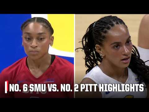 MUST-SEE 3rd SET 🍿 SMU Mustangs vs. Pitt Panthers | Full Match Highlights | ESPN College Volleyball