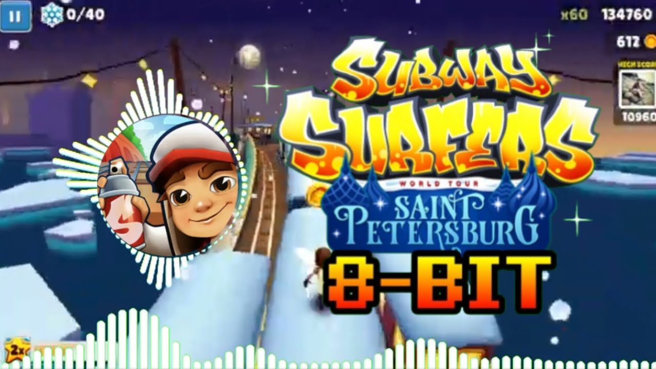 Subway Surfers Saint Petersburg 8-BIT 2017 Soundtrack - YouTube
