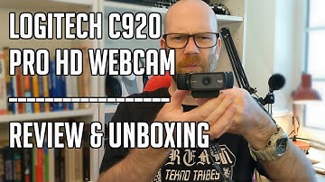 Logitech C920 Pro HD Webcam - Unboxing and Review