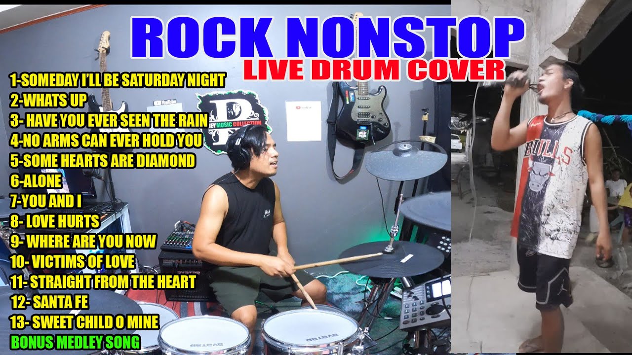 NONSTOP ROCK COLLECTION DRUM COVER