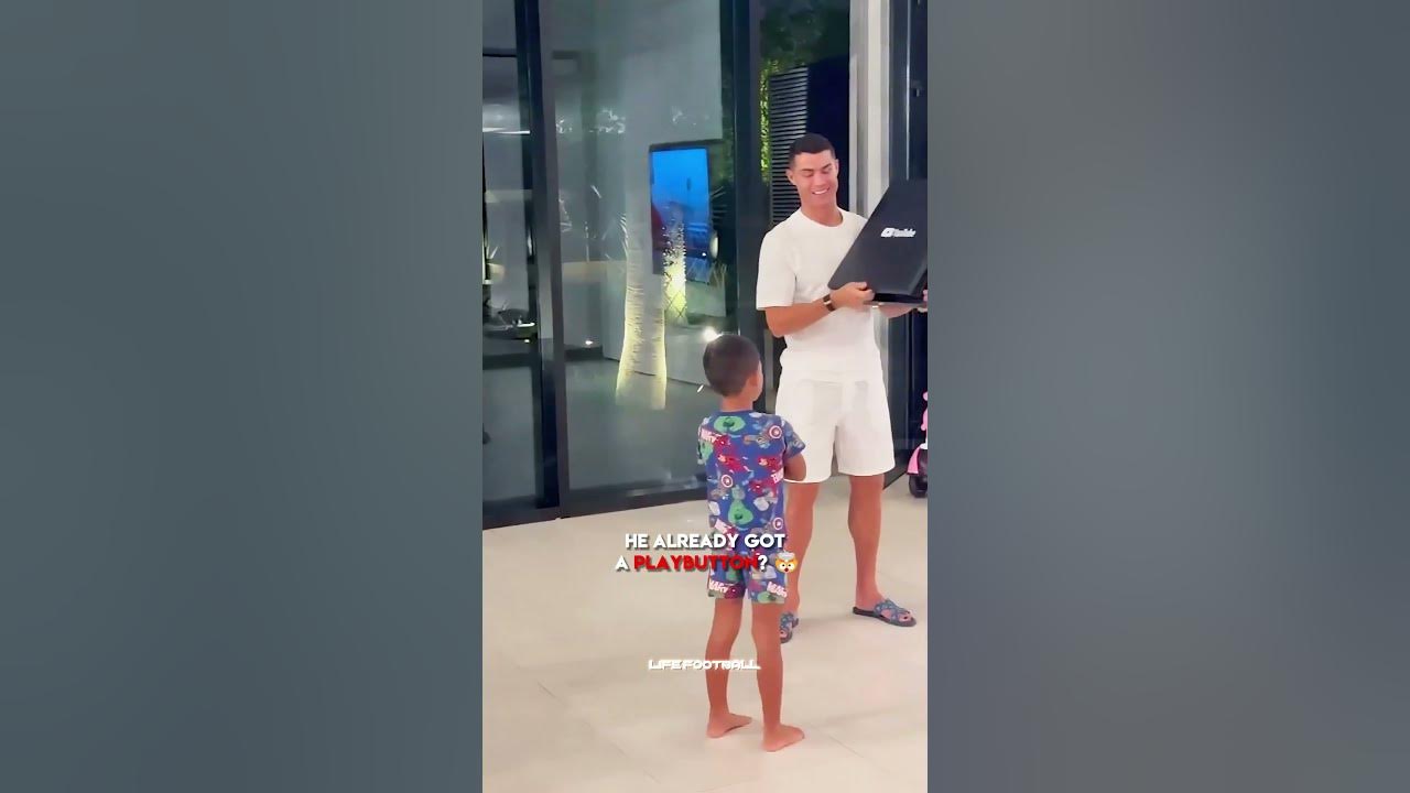 Ronaldo Already Got A Play Button From YouTube🤯🥶 #shorts #football #soccer