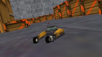 Warehouse World 1 by Saffron. Length 315m. 6 Laps. 16 cars. Car Kitterpillar.