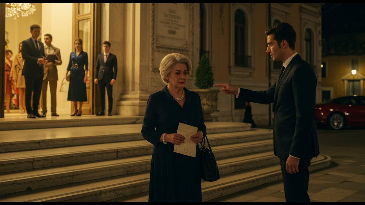 Nonna umiliata all’evento di gala… poi arriva con l’elicottero personale