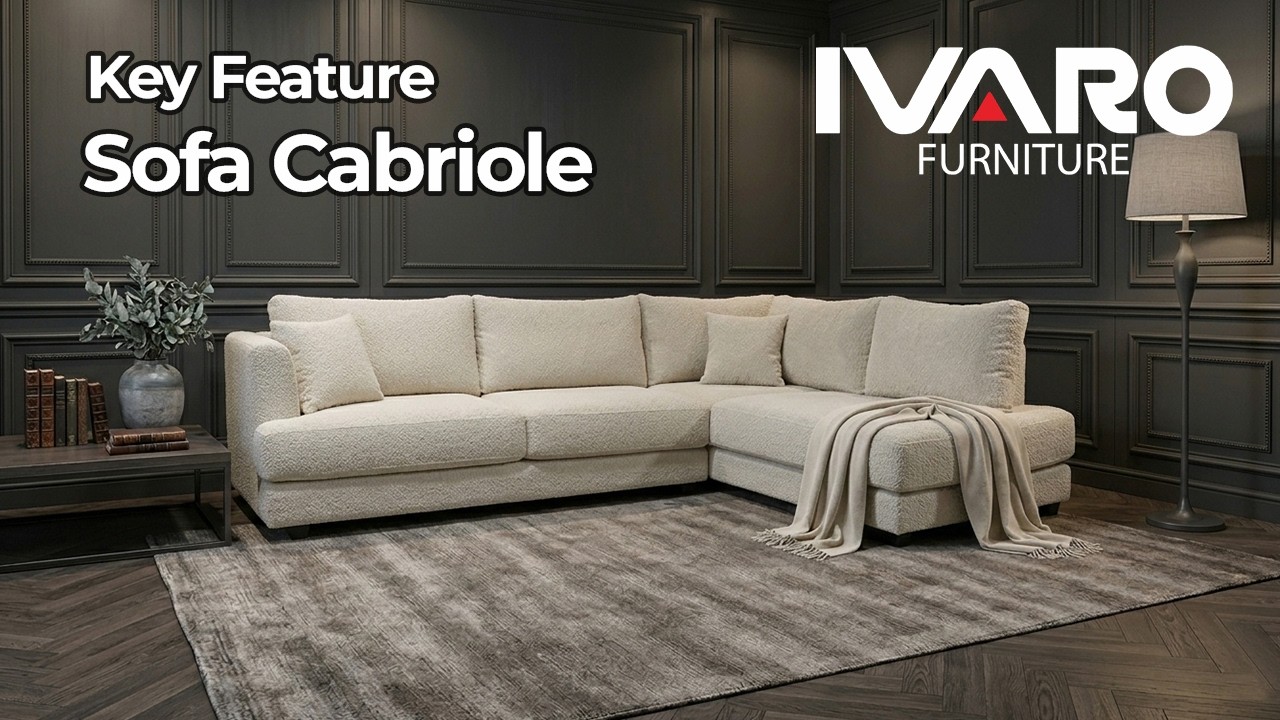 Sofa Cabriole, Lega dengan bahan bersih yang mudah dibersihkan #ivarofurniture #sofa #furniture