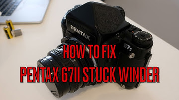 How to fix Pentax 67ii Stuck Winder