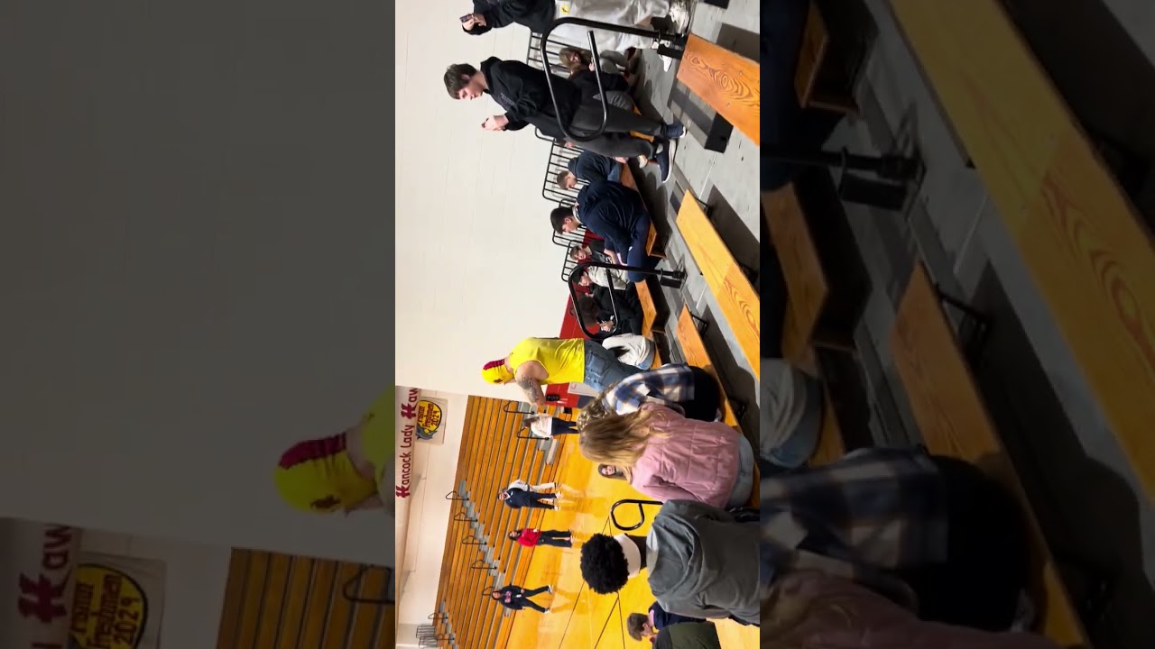 Wrestler at school crash out