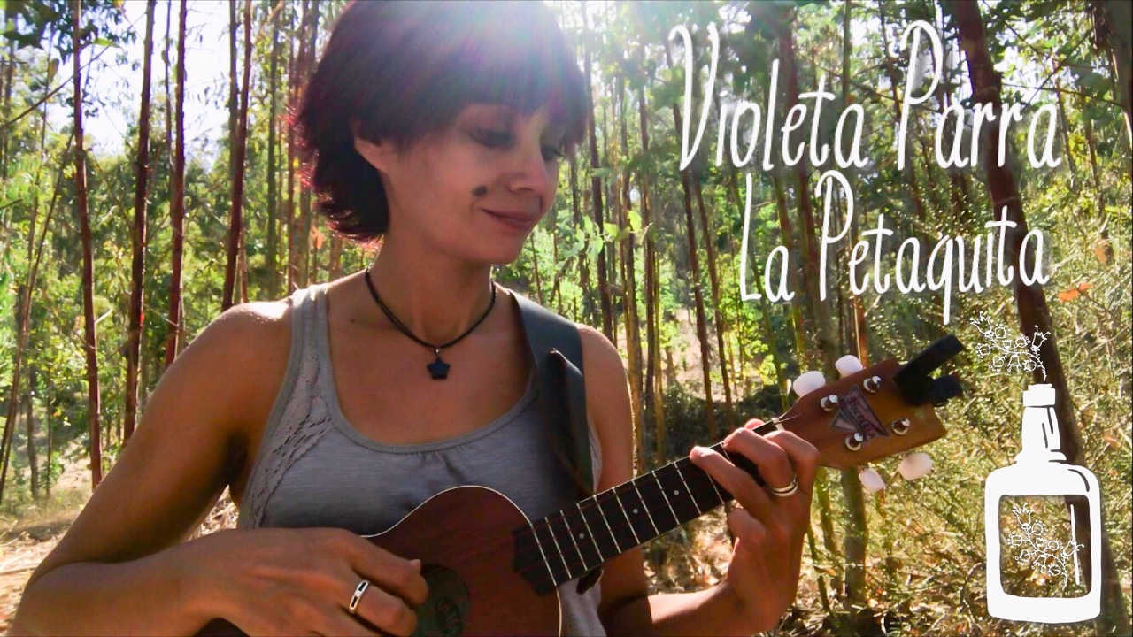TUTORIAL: Violeta Parra - La Petaquita en Ukulele (Low G)