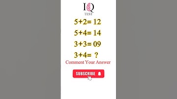 Math Quiz Solve || IQ Test #math #quiz #official #viral #shorts #shortfeed #trending