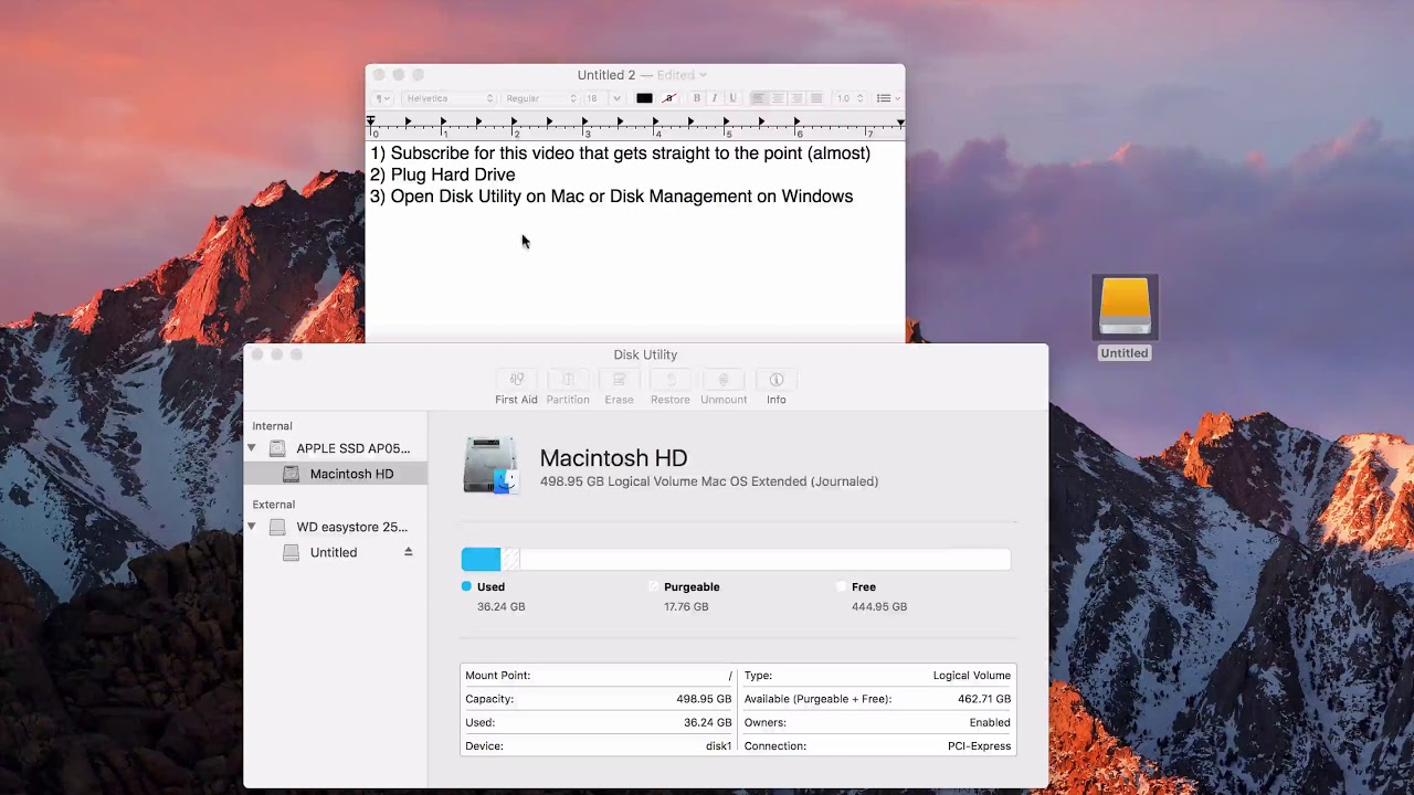 external hard drive for mac and windows