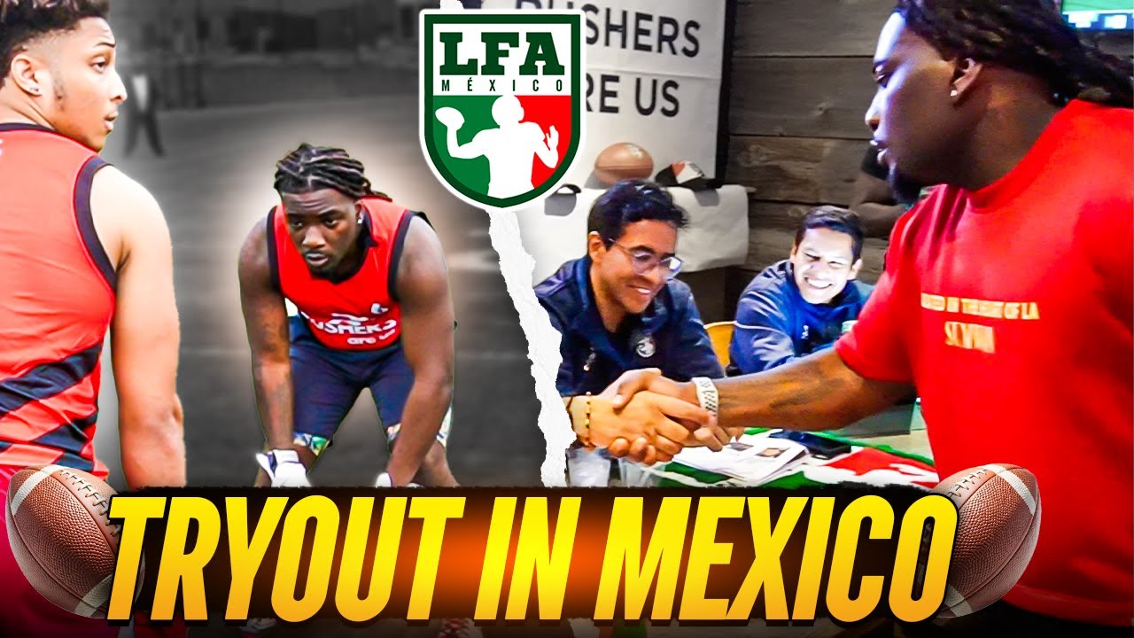 I TRIED OUT FOR A PRO FOOTBALL LEAGUE IN MEXICO!!!! - YouTube