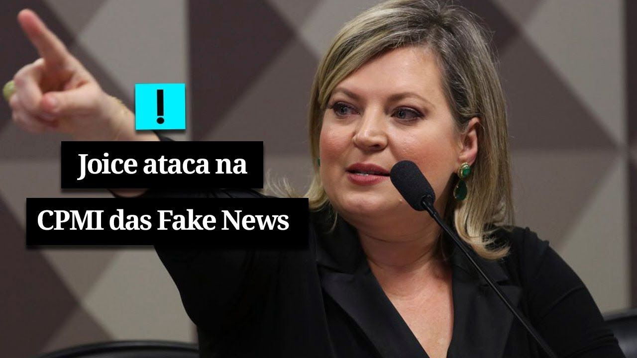Joice ataca na CPMI das Fake News